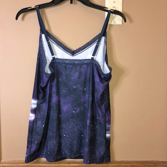 Star Wars Rogue One Lace Trim Cami Tank Top Purple Medium - Picture 2 of 5